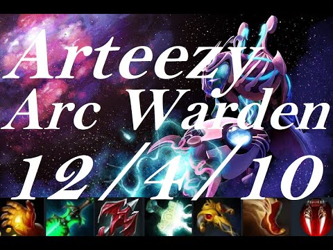 Arteezy carry Arc Warden vs Enigma, LC, Faceless Void - 3 lanes crushing - dota2