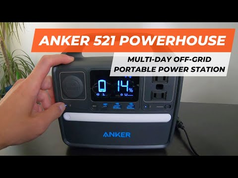 Anker 521 PowerHouse 256Wh Portable Power Station Overview - Great for camping!