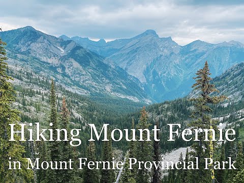 Hiking Mount Fernie in Fernie, British Columbia