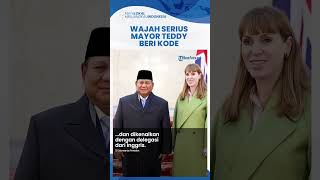 Momen Mayor Teddy Beri Kode hingga Wajah Serius saat Prabowo Hendak Makan dengan Wakil PM Inggris