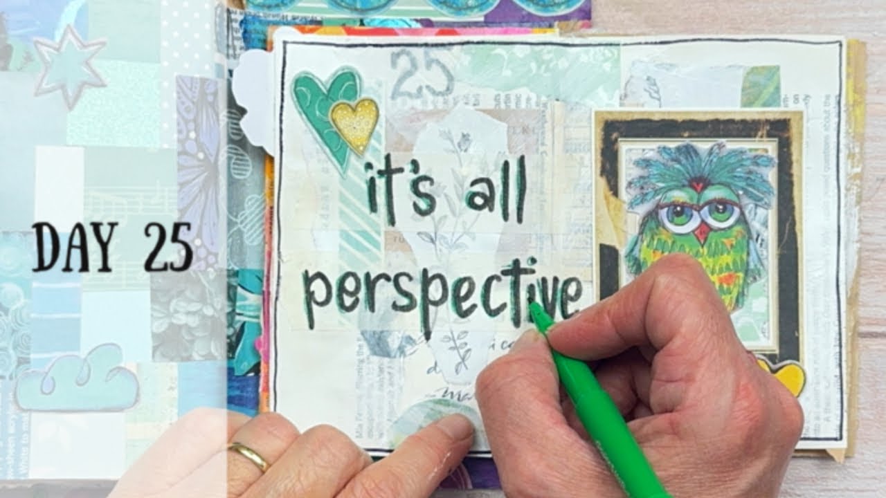 Day 25 : Anything Goes April | 30 Days of Mixed Media Practice