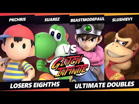 Glitch Infinite Top 8 - PkChris & Suarez Vs. BeastModePaul & SlushieV1 - SSBU Ultimate Tournament