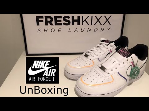 Review & Unboxing Nike Air Force 1 - Day of the Dead