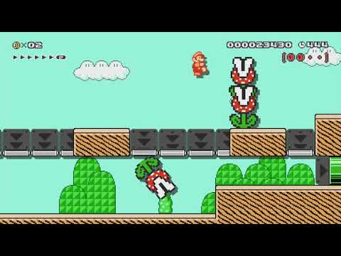 ファイアマリオチャレンジ /FireMarioChallenge by うすしお - SUPER MARIO MAKER - NO COMMENTARY 1bj