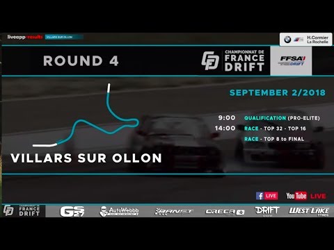 Qualifications - Round 4 - Villars - Championnat de France De Drift