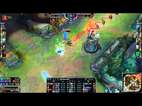 [Jan.18.2015] SKT T1 Faker Anivia vs Orianna 도인비, KR LOL Challenger 990LP