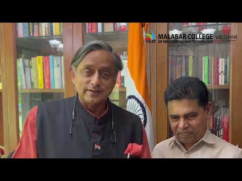 Malabar Centre for Excellence in association with Vedhik IAS Academy_ Dr. Shashi Tharoor MP