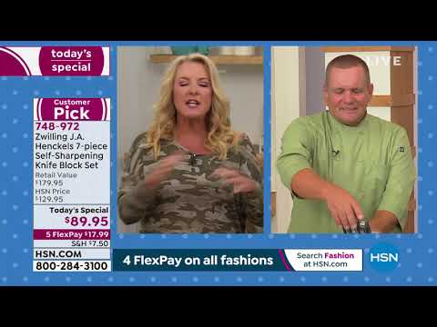 Zwilling  J.A. Henckels 7piece SelfSharpening Knife Bloc...