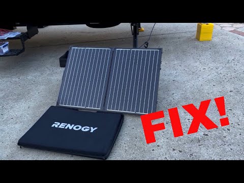 Renogy Solar Suitcase b01 Error with RV Solar on the Side Connection