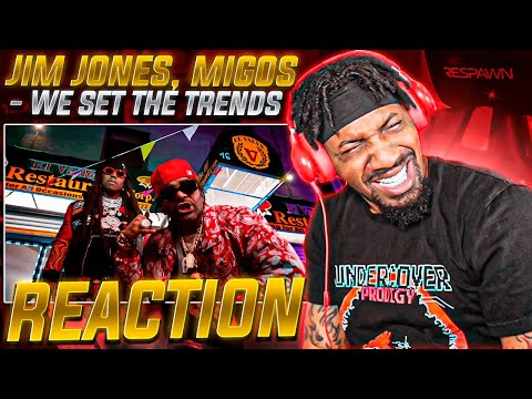 I NEVER KNEW I NEEDED THIS! | Jim Jones & Migos - We Set The Trends (REACTION!!!)