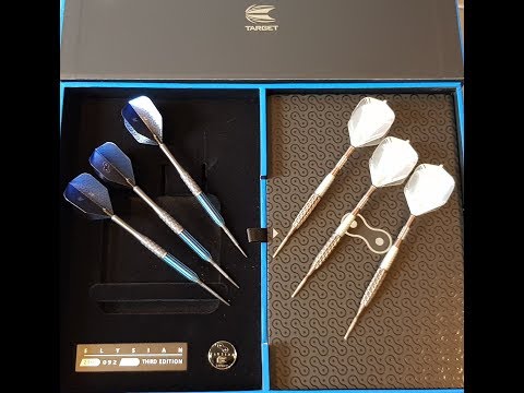 Unboxing Unpacking Target Elysian 3rd Generation Darts