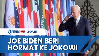 Download lagu Saat Presiden AS Joe Biden Beri Hormat ke Jokowi Sebelum Mengikuti Pembukaan KTT G20 Bali mp3