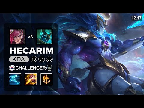 Hecarim vs Vi Jungle - KR Challenger - Patch 12.17 Season 12
