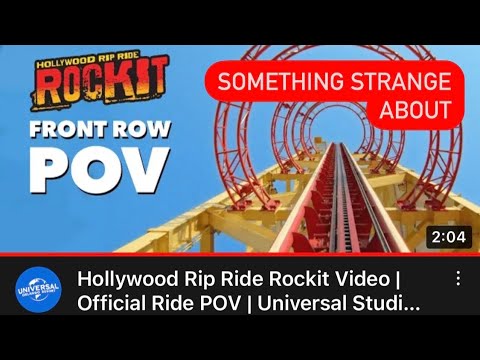 Something Strange About the Hollywood Rip Ride Rockit POV