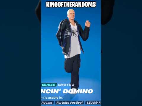 *NEW* SNOWFLAKEY AND DANCIN' DOMINO EMOTES in FORTNITE (Chapter 5 Season 1)