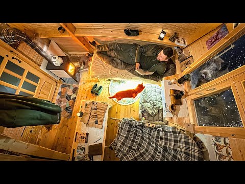 ЖИВУ в ИЗБЕ с РЫЖИМ ЗВЕРЕМ - ВЕРНУЛСЯ в ДОМ-ШАЛАШ в ЛЕСУ - Жизнь в тайге - Лесные 2026