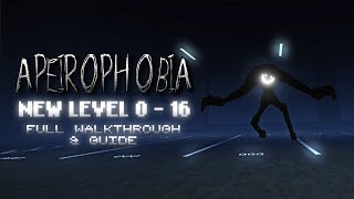 Apeirophobia Guide - Level 0 to 16 (UPDATED CHAPTER 1) | Full Walkthrough (HOW TO BEAT) [ROBLOX]