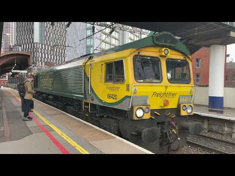 Trains at Manchester Oxford road 5/07/2021