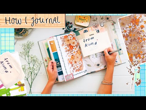 junk journal with me  process video ideas tips
