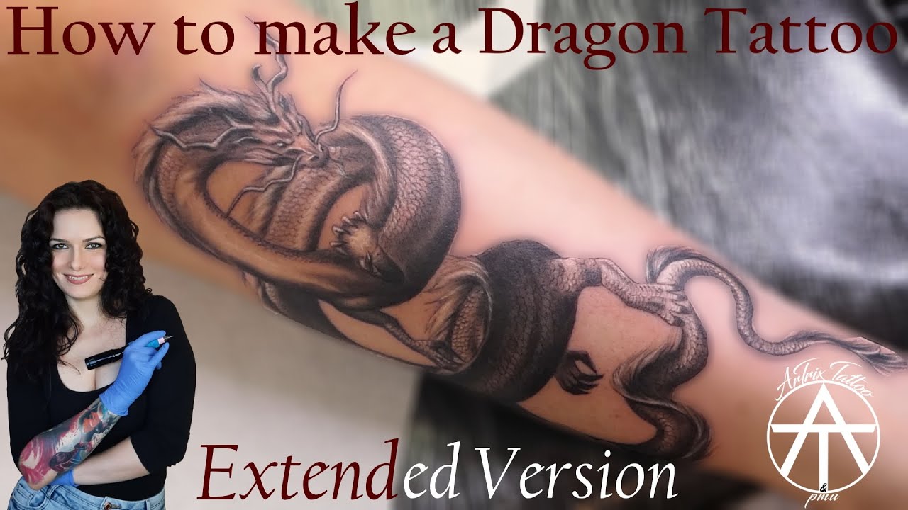 How To Make a Tattoo about a Dragon - Extended versio