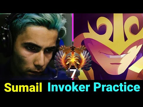 SUMAIL "KING" BACK TO MID? INVOKER Practice | DOTA 2 MICRO