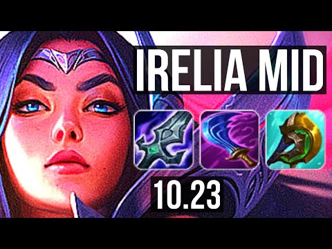 IRELIA vs VIKTOR (MID) | Rank 4 Irelia, Rank 7, 8 solo kills, Legendary | BR Challenger | v10.23