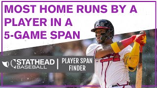 Span Finder Tool | Complete Tutorial on Stathead Baseball