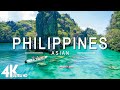 FLYING OVER PHILIPPINES 4K UHD Relaxing Music Along With Beautiful Nature Videos 4K Video HD