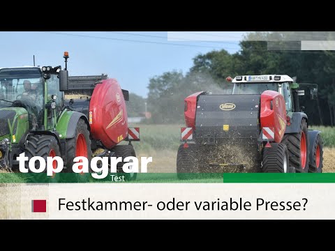 Rundballenpressen: Systemvergleich fest oder variable Kammer? top agrar-Systemvergleich