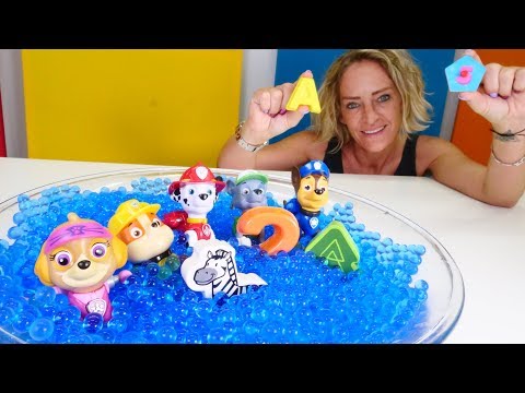 Nicoles Spielzeug Kindergarten - Die Paw Patrol lernt die Zahlen