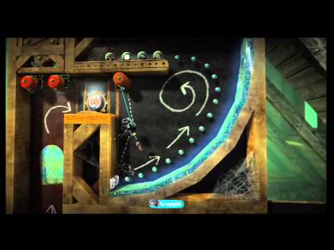 LittleBIGPlanet 2 (720p HD) Walkthrough Part 10 - Gripple Grapple - Revisited, Co-op & Collected All