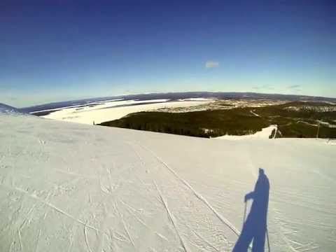 Видео: Видео горнолыжного курорта Крестовая Гора (Кандалакша) в Мурманская область