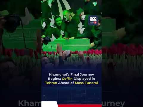 Khamenei’s Final Journey Begins Coffin Displayed in Tehran Ahead of Mass Funeral