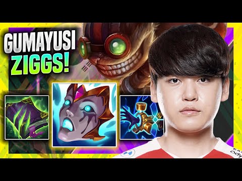 GUMAYUSI IS READY FOR ZIGGS! - T1 Gumayusi Plays Ziggs ADC vs Aphelios! | Season 11
