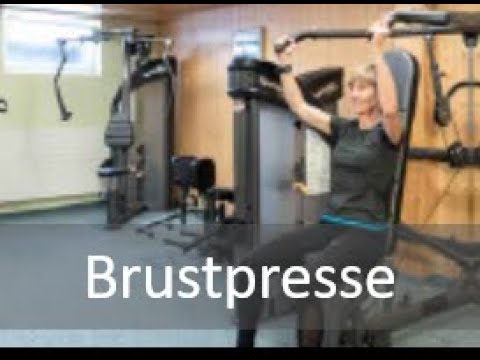 Kraftübung Brustpresse Wellness-Fitness-Parcours.ch Hotel Ermitage Kandersteg