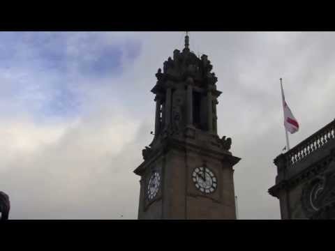 South Shields Town Hall Clock Video