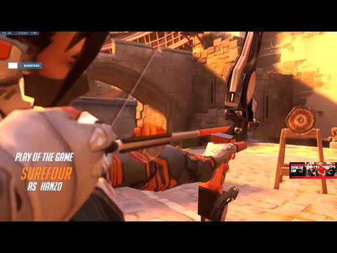 Surefour Carry Hanzo - POTG! [ Overwatch 2 Beta ]