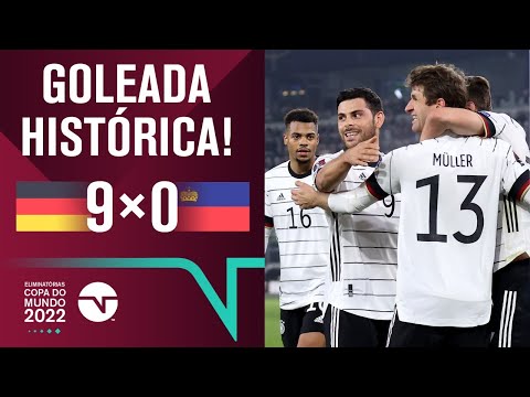 Gols e lances de Alemanha x Liechtenstein