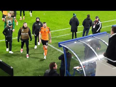 Luxembourg - Republic of Ireland 0-3 Celebrating Irish players walking to the tunnel 14.11.2021