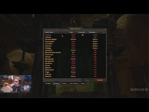 Shroud And Asmongold Find Out Faerlina Is Being DDoSd During WoW The Burning Crusade Classic Launch