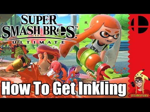 How To Unlock Inkling | Super Smash Bros Ultimate Gameplay