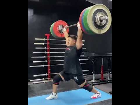 190kg cl&j by @toshikis170j215 #clean #jerk - Olympic Weightlifting Training