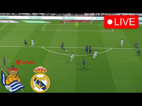 pes 21 gamplay 🔴LIVE : Real Sociedad vs Real Madrid LIVE | LaLiga 23/24 | Match Live Now
