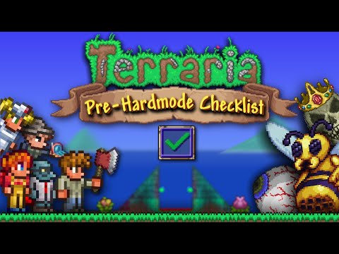 Terraria Pre-Hardmode Checklist! Do THIS Before Hardmode!