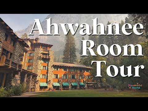 Ahwahnee Room Tour with Stunning Balcony! Hotel Tour, What We Ate
