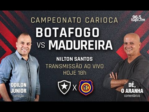 BOTAFOGO 4 x 2 MADUREIRA - Taça Guanabara/Campeonato Carioca - 3ª RODADA - 02/02/2022 - AO VIVO