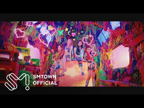 aespa members Karina, Giselle, Winter, and NingNing performing in the Black Mamba music video, their iconic debut with a dark fantasy concept