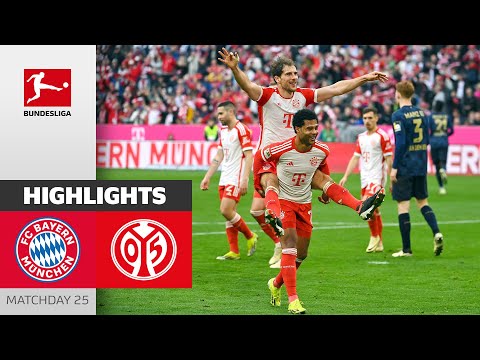 Resumen de Bayern München vs Mainz 05 Jornada 25