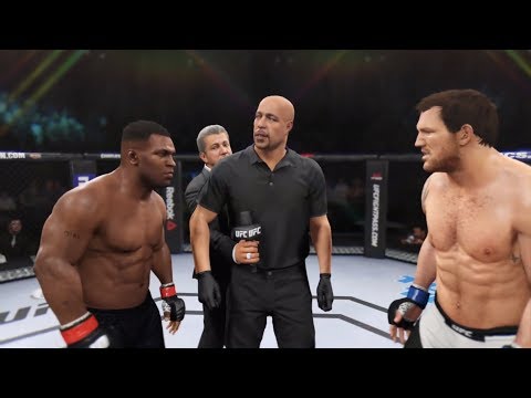 Mike Tyson vs. Ryan Baber (EA Sports UFC 2) - CPU vs. CPU 🥊