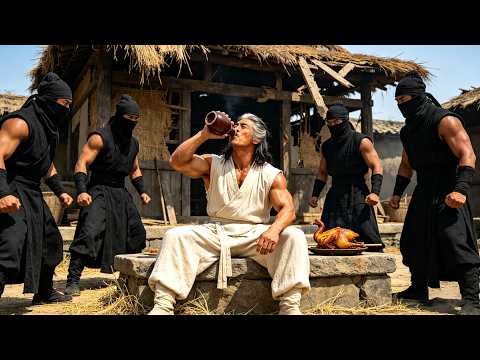 飲酒大漢竟是武林隱世頂級高手，秒殺一群惡霸！💥 中國電視劇 | KungFu